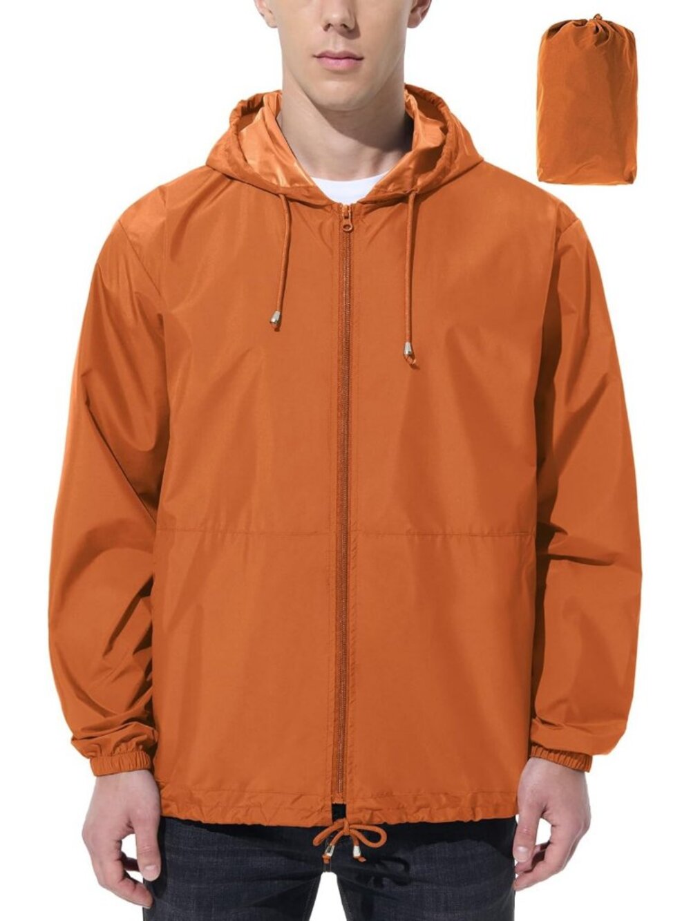 Men's Waterproof Rain Jacket | Lightweight Windbreaker for Outdoor Adventures